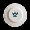 Sveva's Home Dinnerware|Hand-Painted Crest Plate, Set of 6