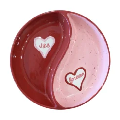 Caitlin Rounds Antiques Dinnerware|Hand-painted Custom Yin-Yang Aperitivo Bowl