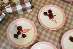 Caitlin Rounds Antiques Dinnerware|Hand-painted “Just a Tiny Piece” Tiny Plates, Set of 4