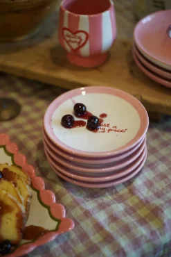 Caitlin Rounds Antiques Dinnerware|Hand-painted “Just a Tiny Piece” Tiny Plates, Set of 4