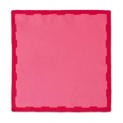 Elizabeth Lake Place Settings & Linens|Hanover Placemats in Pink and Red, Set of 2