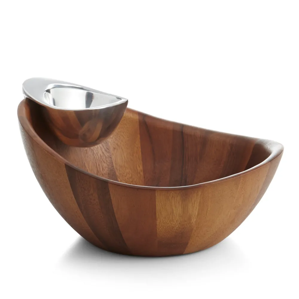 Nambe Dinnerware|Harmony Chip & Dip