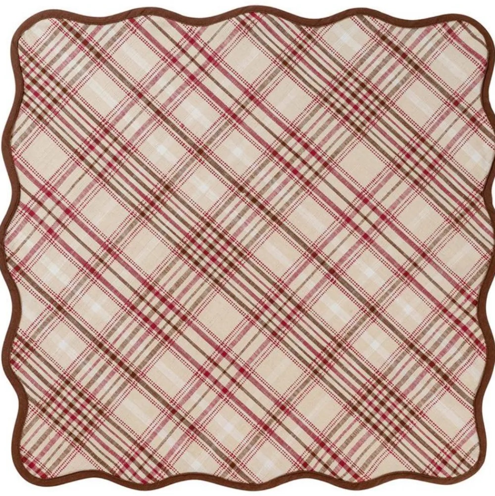 Juliska Place Settings & Linens|Harvest Tartan 52" Square Tablecloth