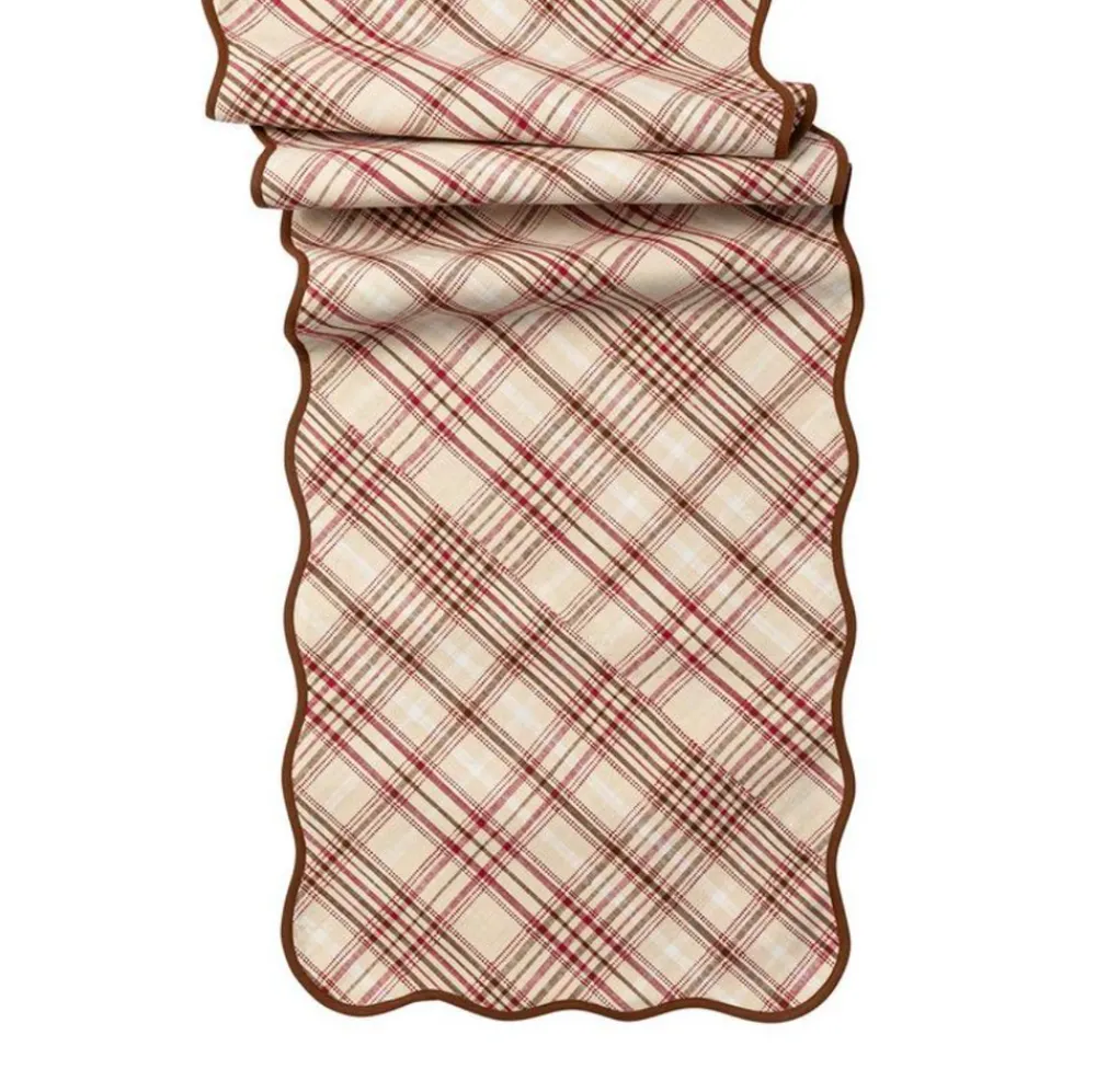 Juliska Place Settings & Linens|Harvest Tartan 18" x 90" Table Runner