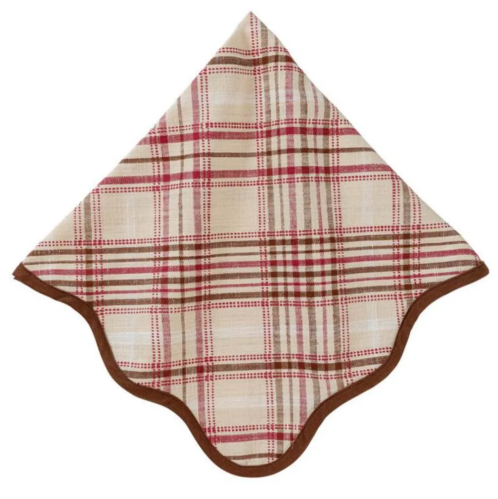 Juliska Place Settings & Linens|Harvest Tartan Napkin