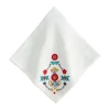 Juliska Place Settings & Linens|Heidi Emroidered Napkin in Multi
