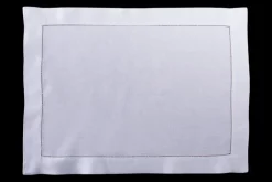 Henry Handwork Place Settings & Linens|Heirloom Estate Placemat in Italian Linen 7 Colors