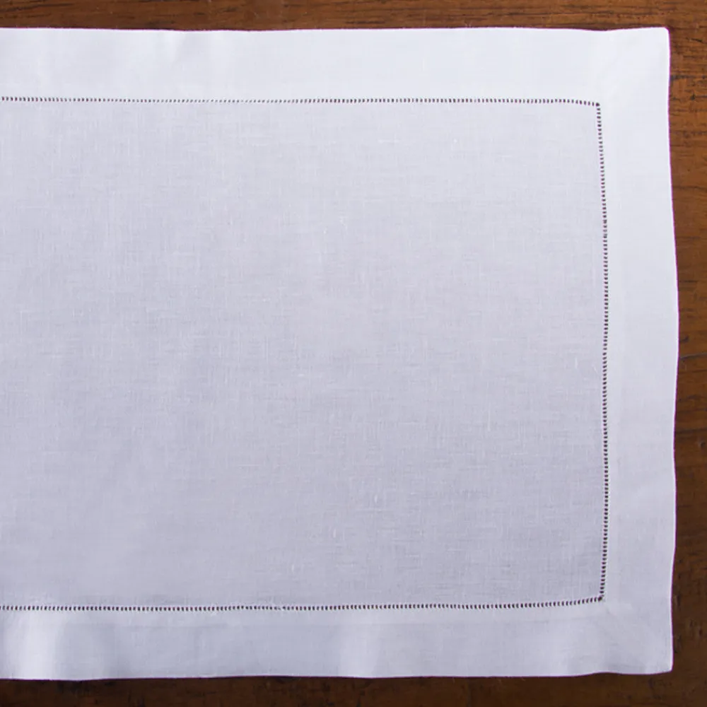 Henry Handwork Place Settings & Linens|Heirloom Estate Placemat in Italian Linen 7 Colors