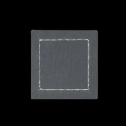 Henry Handwork Place Settings & Linens|Heirloom Estate Square Cocktail Napkin in Italian Linen 7 Colors