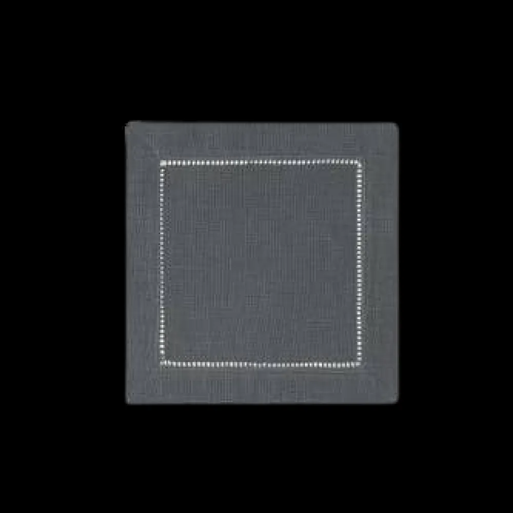 Henry Handwork Place Settings & Linens|Heirloom Estate Square Cocktail Napkin in Italian Linen 7 Colors