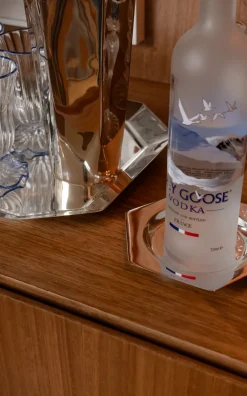 Esencial Hogar Silver|Hexagon Bottle Coaster