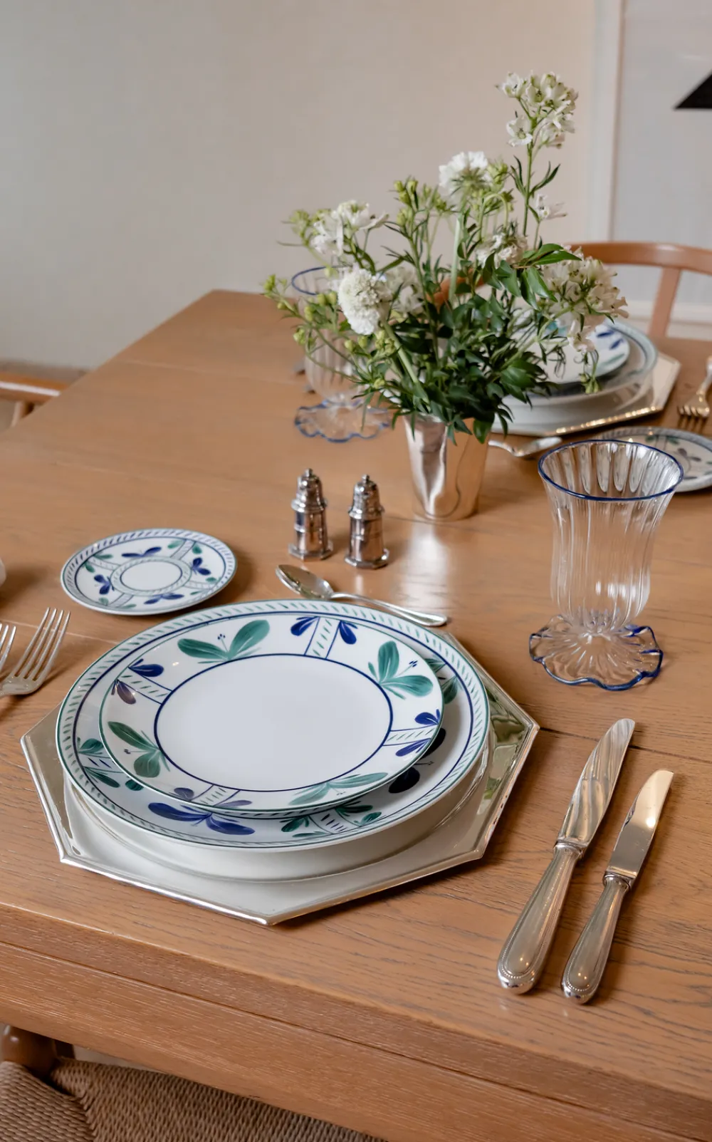 Esencial Hogar Silver|Hexagon Charger