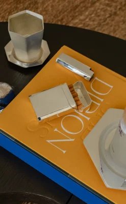 Esencial Hogar Silver|Hexagon Lighter Cover