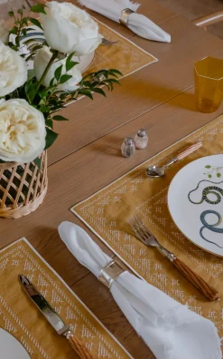 Esencial Hogar Silver|Hexagon Napkin Rings, Set of 4