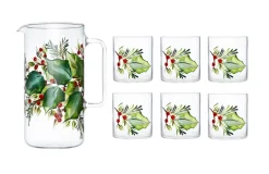 Petra Palumbo Glassware|Holly Jug with Set of 6 Tumblers