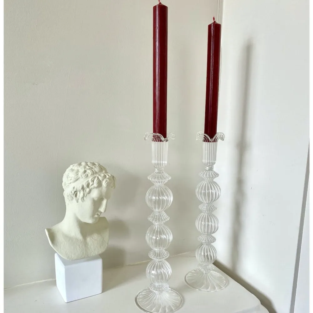 Issy Granger Candles|Horus Glass Candlestick