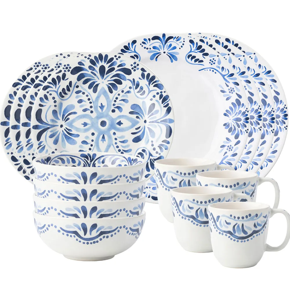 Juliska Dinnerware|Iberian Indigo 16 pc Set