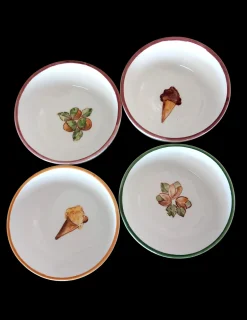 Sveva's Home Dinnerware|Ice Cream Bowls, Set of 6