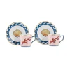 Ginori 1735 Dinnerware|Il Viaggio Di Nettuno Coffee Cups and Saucers, Set of 2