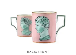 Ginori 1735 Dinnerware|Il Viaggio Di Nettuno Pink Mug