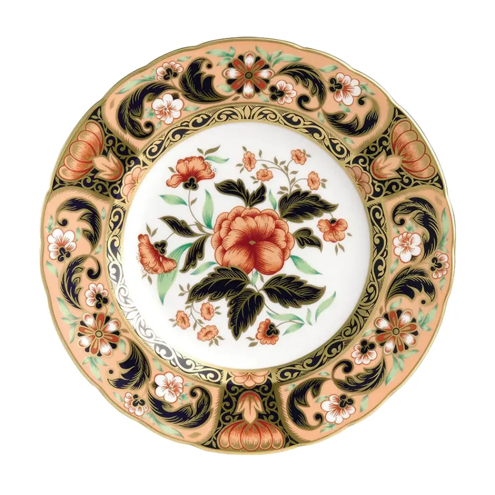 Royal Crown Derby Dinnerware|Imari Accent Collection in Derby Pink Camellias