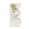 Kim Seybert Place Settings & Linens|Imperial Dragon Napkin in White, Gold & Silver, Set of 4