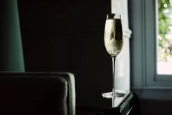 Waterford Glassware|Irish Lace Flute, Set of 2