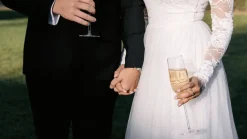 Waterford Glassware|Irish Lace Flute, Set of 2