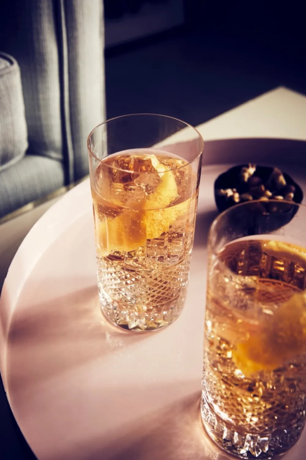 Waterford Glassware|Irish Lace Hiball, Set of 2