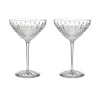 Waterford Glassware|Irish Lace Martini 10 oz, Set of 2