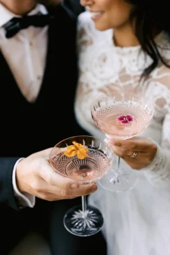 Waterford Glassware|Irish Lace Martini 10 oz, Set of 2