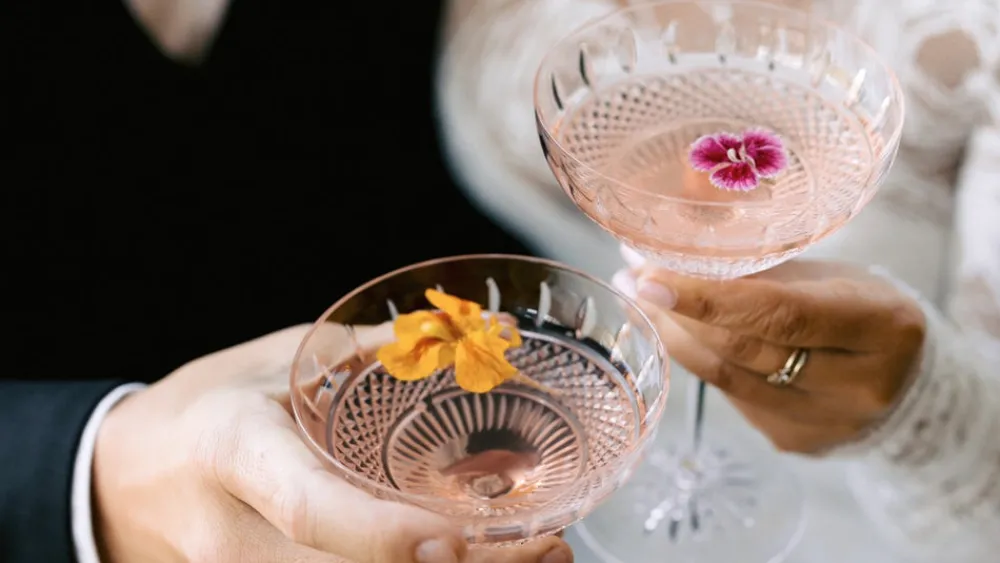 Waterford Glassware|Irish Lace Martini 10 oz, Set of 2