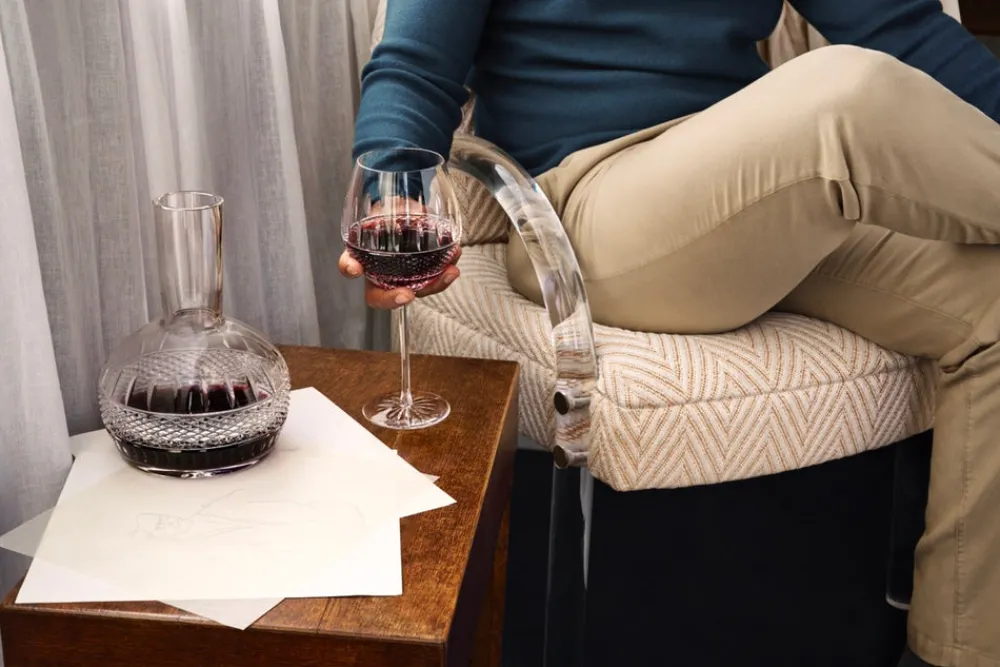 Waterford Glassware|Irish Lace Red Wine, Set of 2