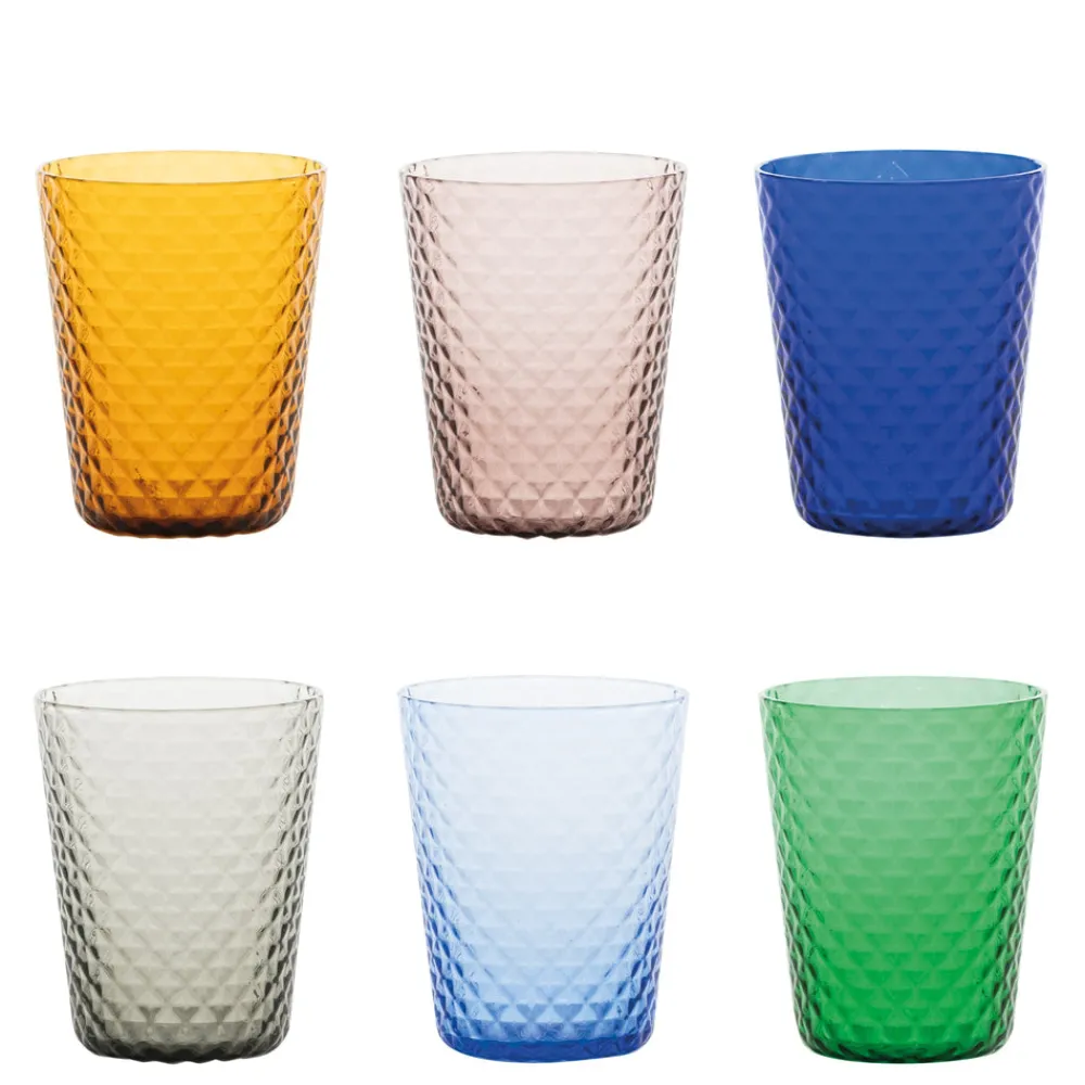 Zafferano Glassware|Isolano Tumbler, Set of 6