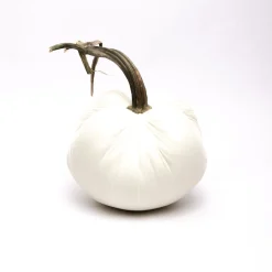Hot Skwash Living|Décor|Ivory Silk Velvet Pumpkin