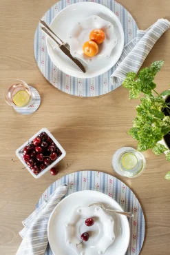 Proper Table Co. Place Settings & Linens|James Vintage Floral Stripe Placemat