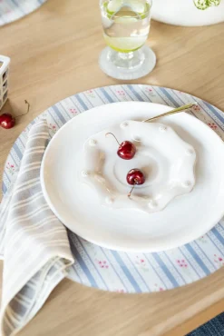 Proper Table Co. Place Settings & Linens|James Vintage Floral Stripe Placemat
