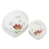 Two's Company Dinnerware|Japanese Blossoms Bowls, Set of 2