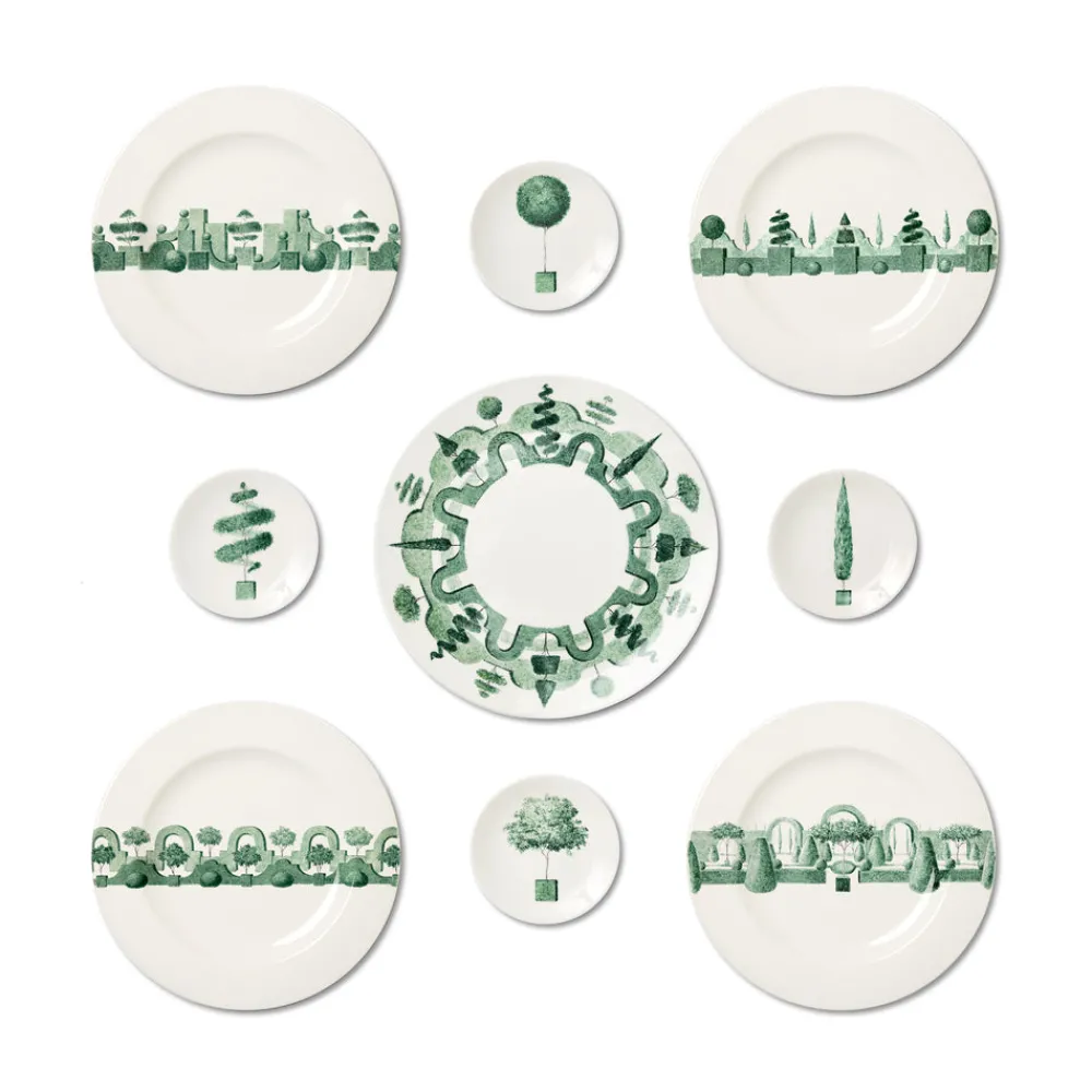 Laboratorio Paravicini Dinnerware|Jardin á L'Italienne Dinner Plate 03