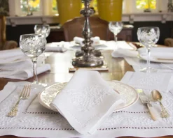 Henry Handwork Place Settings & Linens|Jardin Classic Linen Dinner Napkins