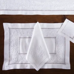 Henry Handwork Place Settings & Linens|Jardin Classic Linen Placemat in Six Colors