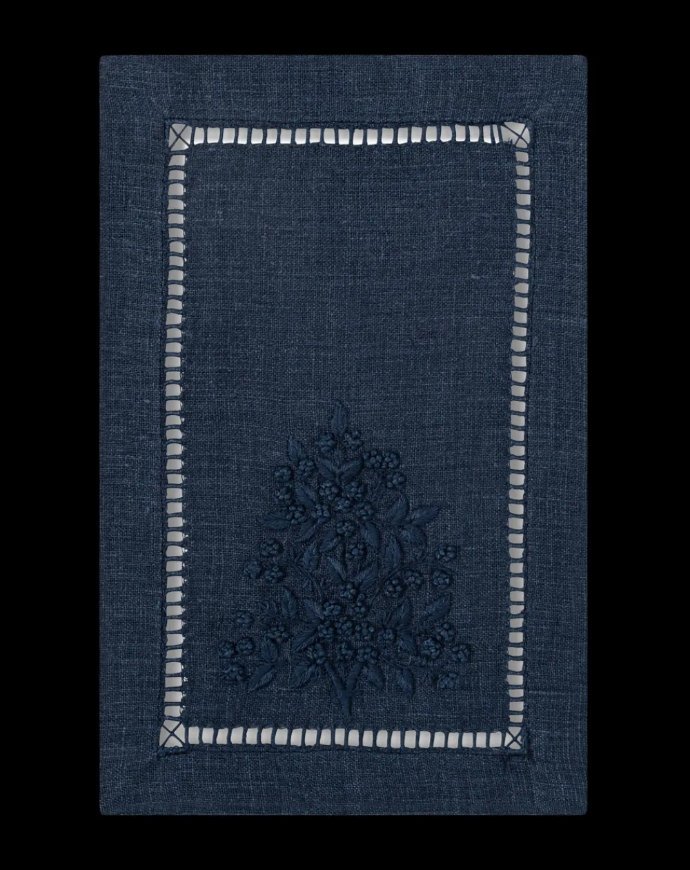 Henry Handwork Place Settings & Linens|Jardin Monochrome Cocktail Napkin Set in Six Colors