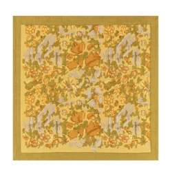 Couleur Nature Place Settings & Linens|Jardin Napkins Mustard & Grey, Set of 6