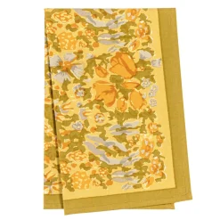 Couleur Nature Place Settings & Linens|Jardin Tea Towels Mustard & Grey, Set of 3