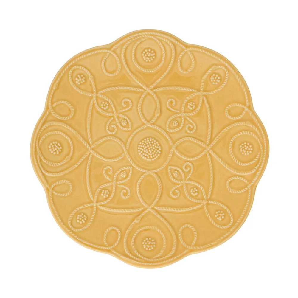 Juliska Dinnerware|Jardins Du Monde Dessert/Salad Plate Assorted Set of 4 in Daffodil