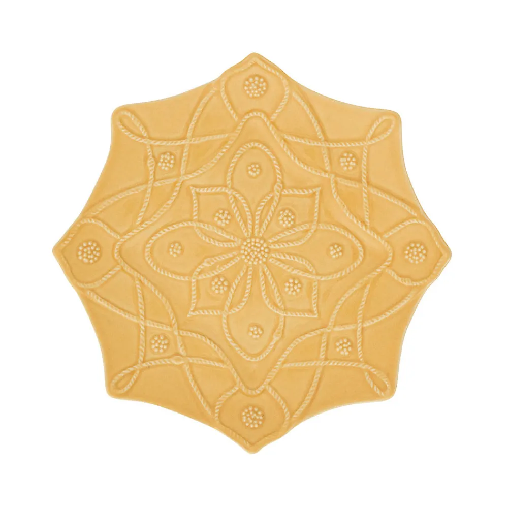 Juliska Dinnerware|Jardins Du Monde Dessert/Salad Plate Assorted Set of 4 in Daffodil