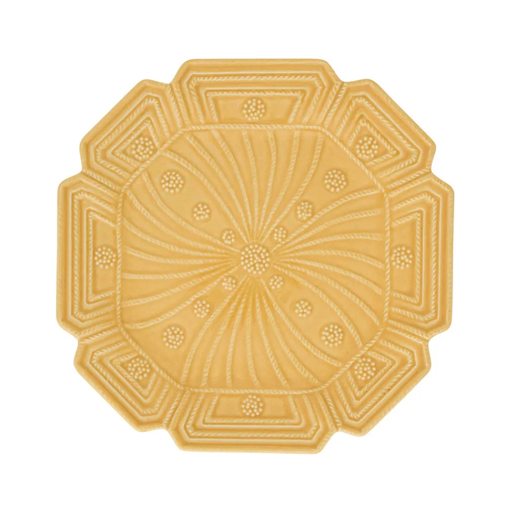 Juliska Dinnerware|Jardins Du Monde Dessert/Salad Plate Assorted Set of 4 in Daffodil