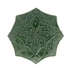Juliska Dinnerware|Jardins Du Monde Dessert/Salad Plate Assorted, Set of 4 in Basil