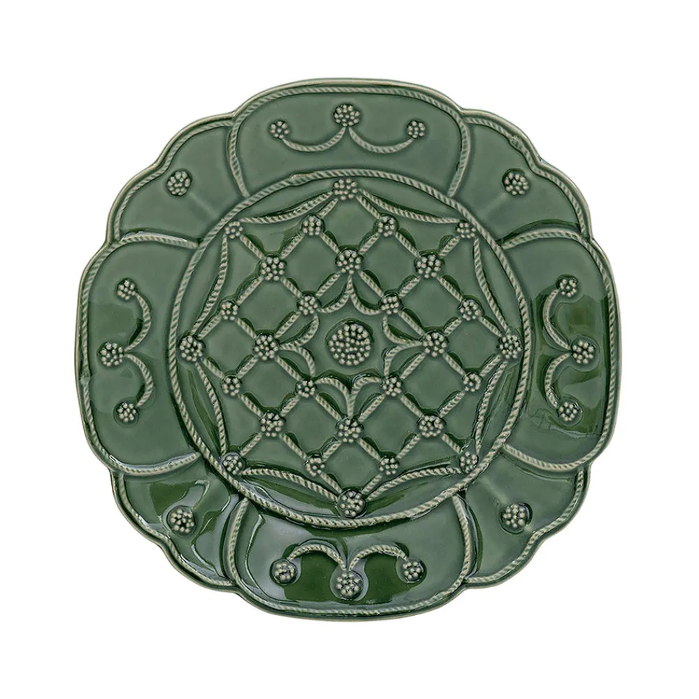 Juliska Dinnerware|Jardins Du Monde Dessert/Salad Plate Assorted, Set of 4 in Basil