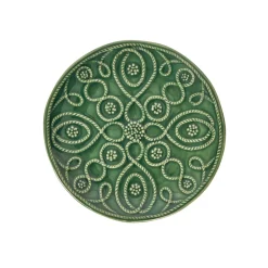 Juliska Dinnerware|Jardins Du Monde Side/Cocktail Plate Assorted, Set of 4 in Basil
